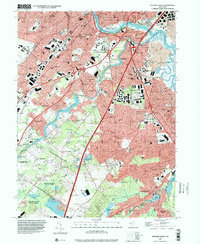 1995 Map of New Brunswick, NJ — High-Res | Pastmaps